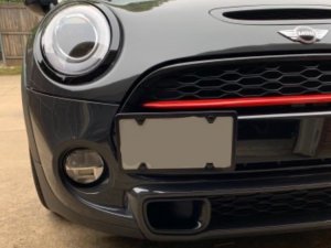 MINI Cooper Clubman w/ Rally Lights Platypus License Plate Mount